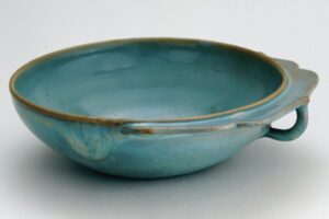 Stoneware brush washer with black glaze and ‘oil spot’ effect from Northern Song China; admired by Byron Kim for its cosmic, galaxy-like surface.